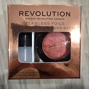 Revolution Makeup Flawless Foils Eye Shadow, Rose Gold - NEW